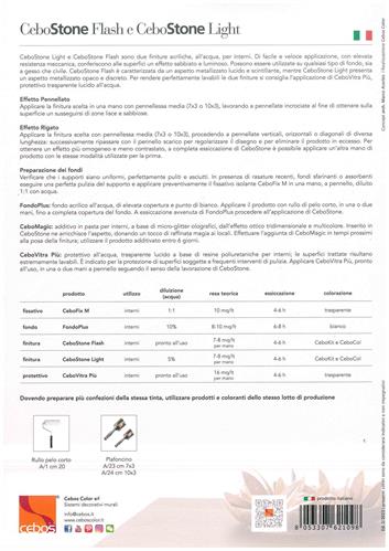 CEBOSTONE FLASH 1 LT