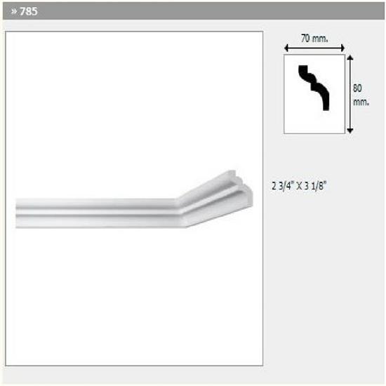 CORNICE POLISTIROLO DA 2 ML - 886